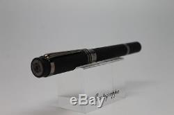 Tibaldi by Montegrappa Classic Matte Black IP Gun Fountain Pen TP007-FPBK-IPG