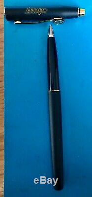 USS Sequoia CROSS Black Matte With Gold Trim Rollerball Pen Only 100 Made