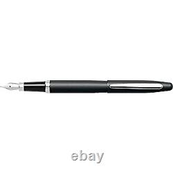 Used Import Sheaffer Vfm Fountain Pen Matte Black Medium Size Line