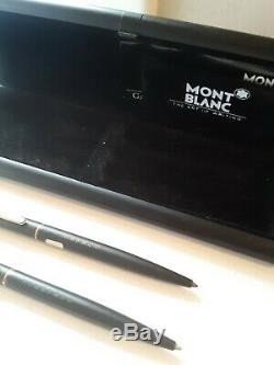 VINTAGE Montblanc Slimline Matte black Ballpoint Pen and 0.5 mechanical pencil