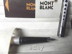 Very Desirable MONT BLANC CARRERA Fountain Pen black barrel with matte grey