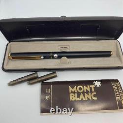 Very good condition Montblanc fountain pen Slimline Matte Black with case