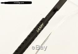 Very slim Lamy Spirit Ballpoint Pen in Matte Black with hole in the push button