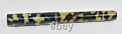 Vintage 1920s Sheaffer Oversize Flat Top Lever Fill Marble Fountain Pen