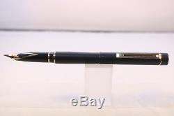Vintage (1980-88) Sheaffer Targa No. 1003 Epoxy Matt Black Fountain Pen, Cased