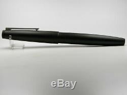 Vintage Lamy 2000 Fountain Pen-Matt Black Piston Filler-14K Nib-Germany