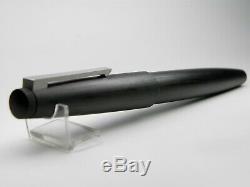 Vintage Lamy 2000 Fountain Pen-Matt Black Piston Filler-14K Nib-Germany