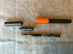 Vintage Lamy Accent Matte Black with Orange Accent Rollerball Pen