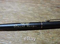 Vintage Matte Black Ronald Reagn Presidential Seal Parker Classic Ballpoint Pen