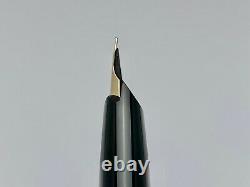 Vintage Montblanc 220 Matte Black Brushed Finish Fountain Pen 003