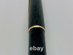 Vintage Montblanc 220 Matte Black Brushed Finish Fountain Pen 004
