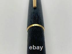 Vintage Montblanc 220 Matte Black Brushed Finish Fountain Pen