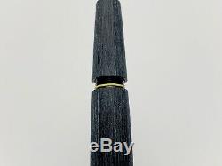 Vintage Montblanc 220 Matte Black Brushed Finish Fountain Pen