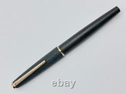 Vintage Montblanc 220 Matte Black Brushed Finish Fountain Pen (EF Nib) 001