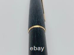 Vintage Montblanc 220 Matte Black Brushed Finish Fountain Pen (EF Nib) 001