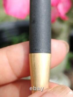 Vintage Montblanc 784 Lever Ballpoint Pen Matte Black & Gold NOS