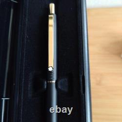 Vintage Montblanc Slimline Ballpoint Pen Matte Black