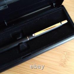 Vintage Montblanc Slimline Ballpoint Pen Matte Black