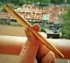 Vintage PARKER 75 Insignia Gold Filled Fountain Pen Flat Top Mint Condition