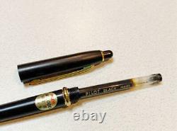 Vintage PILOT fountain pen Rare set Matte black gold
