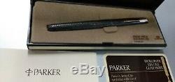 Vintage Parker Arrow Roller Ball pen matte black NIB new rare
