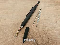 Vintage ROTRING 600 Matte Black Trio Pen Made in Germany Authentic USED