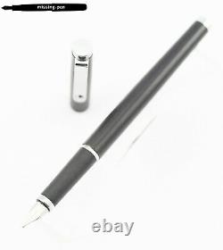 Vintage Rotring SET Fountain and Ballpoint Pen in Matte Black with old Blue Box