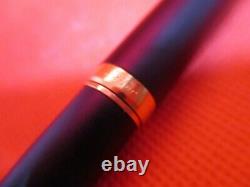 Vintage SAILOR Black matte 18K AGM pocket fountain pen 18k gold F nib C. 70 Japan