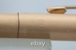 Vintage (c1975) Parker 65 Cirrus Matt Gold Ballpoint Pen (Cased & Refill)