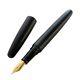 WANCHER Dream Fountain Pen Makoto Ebonite Matte Black Cigar shape Bold