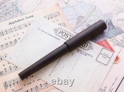 WANCHER World Tree Fountain Pen Ebony Wooden Shaft EF Extra Fine