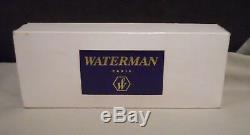 WATERMAN BALLPOINT PEN EXPERT II MATTE BLACK withSILVER TRIM NEW IN BOX