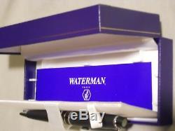 WATERMAN BALLPOINT PEN EXPERT II MATTE BLACK withSILVER TRIM NEW IN BOX