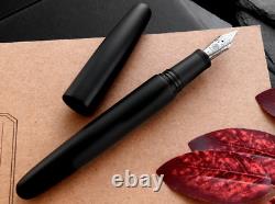Wancher Dream Fountain Pen TRUE EBONITE MATT BLACK, Calligraphy Pen