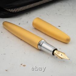 Wancher Dream Pen Aluminium Gold Matte Sandblasted Body JOWO #6 Fountain Pen