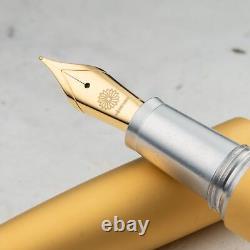 Wancher Dream Pen Aluminium Gold Matte Sandblasted Body JOWO #6 Fountain Pen