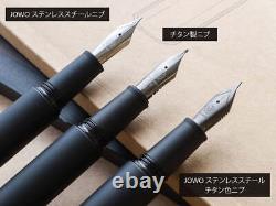 Wancher Fountain Pen Dream Pen Titanium Black Matte Jowo Stainless Steel Nib New