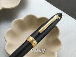 Wancher Fountain Pen Sand Matte Gold II Limited 21K PMMA Resin New Japan Gift