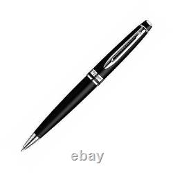 Waterman Expert 3 Ballpoint Pen Matte Black & Chrome New In Box S0951900
