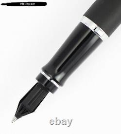 Waterman Expert Cartridges Fountain Pen Matte Black with steel M, F or L(=B) nib