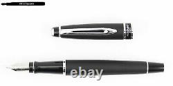 Waterman Expert Cartridges Fountain Pen Matte Black with steel M, F or L(=B) nib