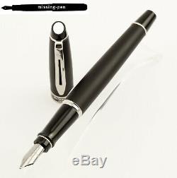 Waterman Expert Cartridges Fountain Pen in Matte Black with L-nib (= B)