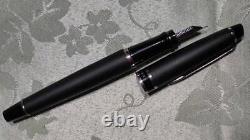 Waterman Expert Fountain Pen Matte Black Gt Nib F With Converter