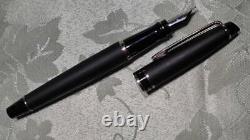 Waterman Expert Fountain Pen Matte Black Gt Nib F With Converter