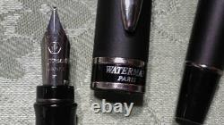 Waterman Expert Fountain Pen Matte Black Gt Nib F With Converter