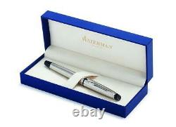 Waterman Expert Rollerball Pen, Stainless Steel with Chrome Trim, Fine
