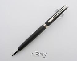 Waterman HEMISPHERE ballpoint pen matt black lacquer and chrome finishes (W59)
