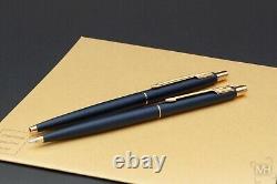 Your Last Pen 14K Gold Parker Lady Classic Matte Navy vintage pen pencil set